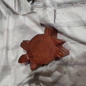 HANDCRAFTED WOOD TURTLE PUZZLE BOX